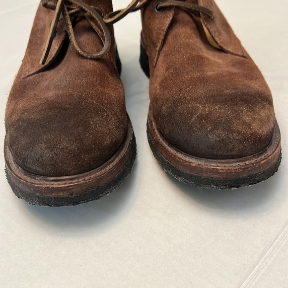 FRYE MENS DAKOTA CREPE CHUKKA  LEATHER BOOTS 9.5 - Picture 5 of 16
